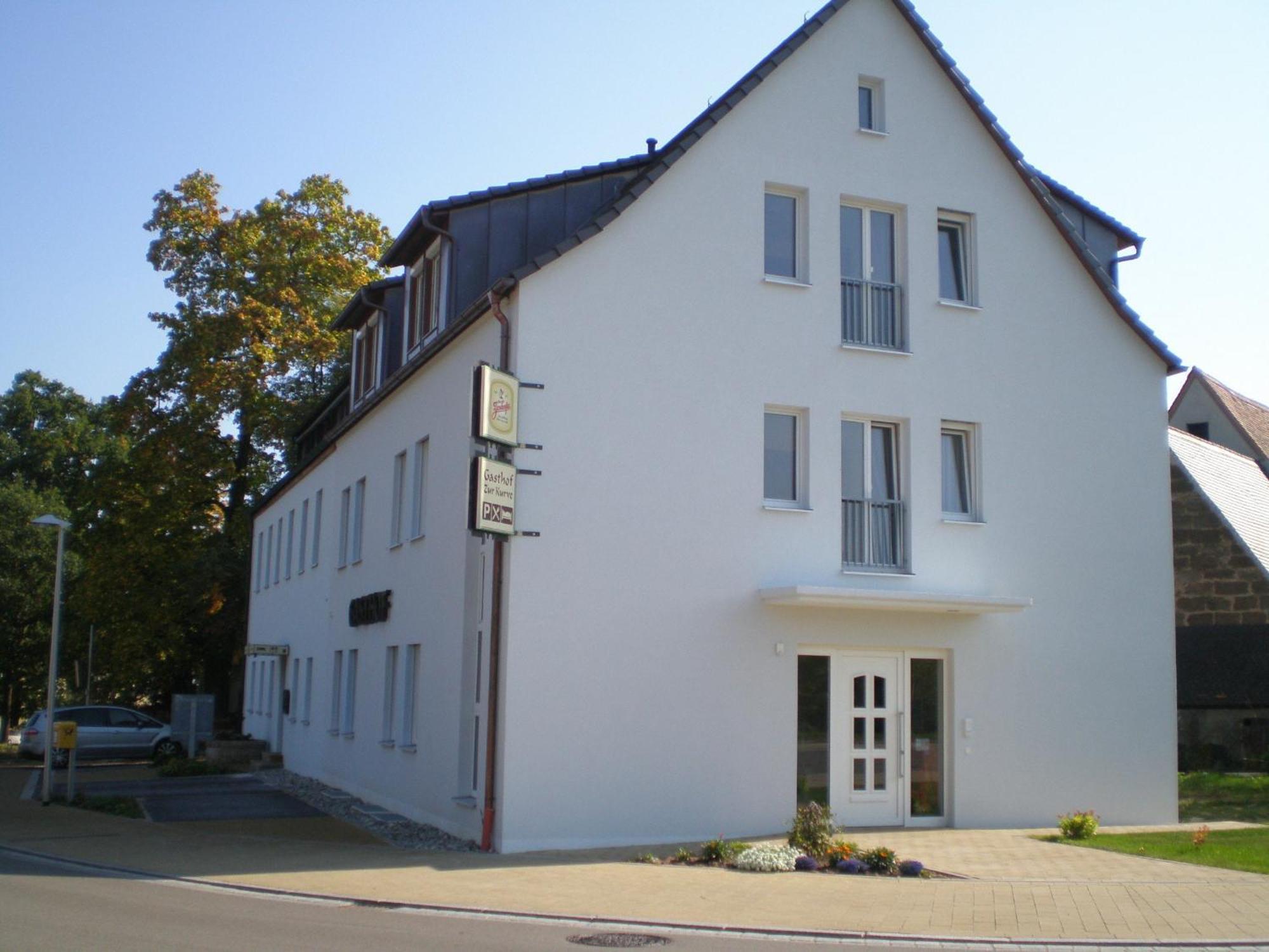 Gaestehaus Zur Kurve Hotel Zirndorf Exterior foto